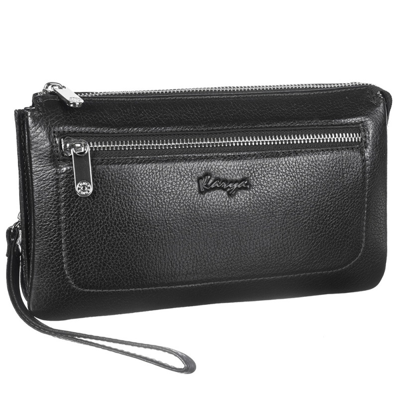 0746-45 Сумка мужская KARYA (Черный/24*14*5/натуральная кожа)