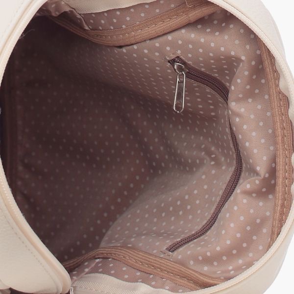 1005VN Рюкзак женский Белый (Белый/24*17*8,5/Экокожа/S/Richet)