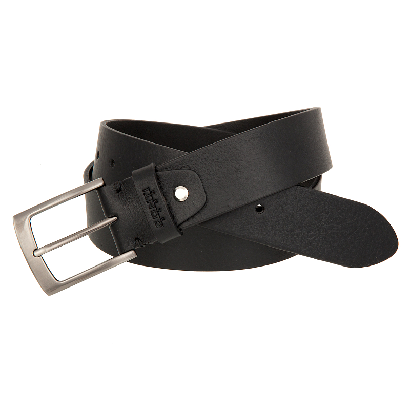 40167 Black Ремень Conti Uomo (длина 125) (Черный/125 см/натуральная кожа/Conti Uomo)