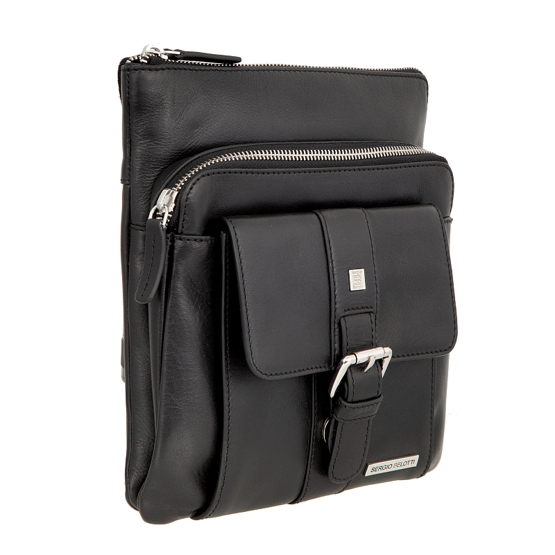 9279 VT (Genoa black) Планшет Sergio Belotti (черный/21*23,5*6,5/натуральная кожа/Sergio Belotti)