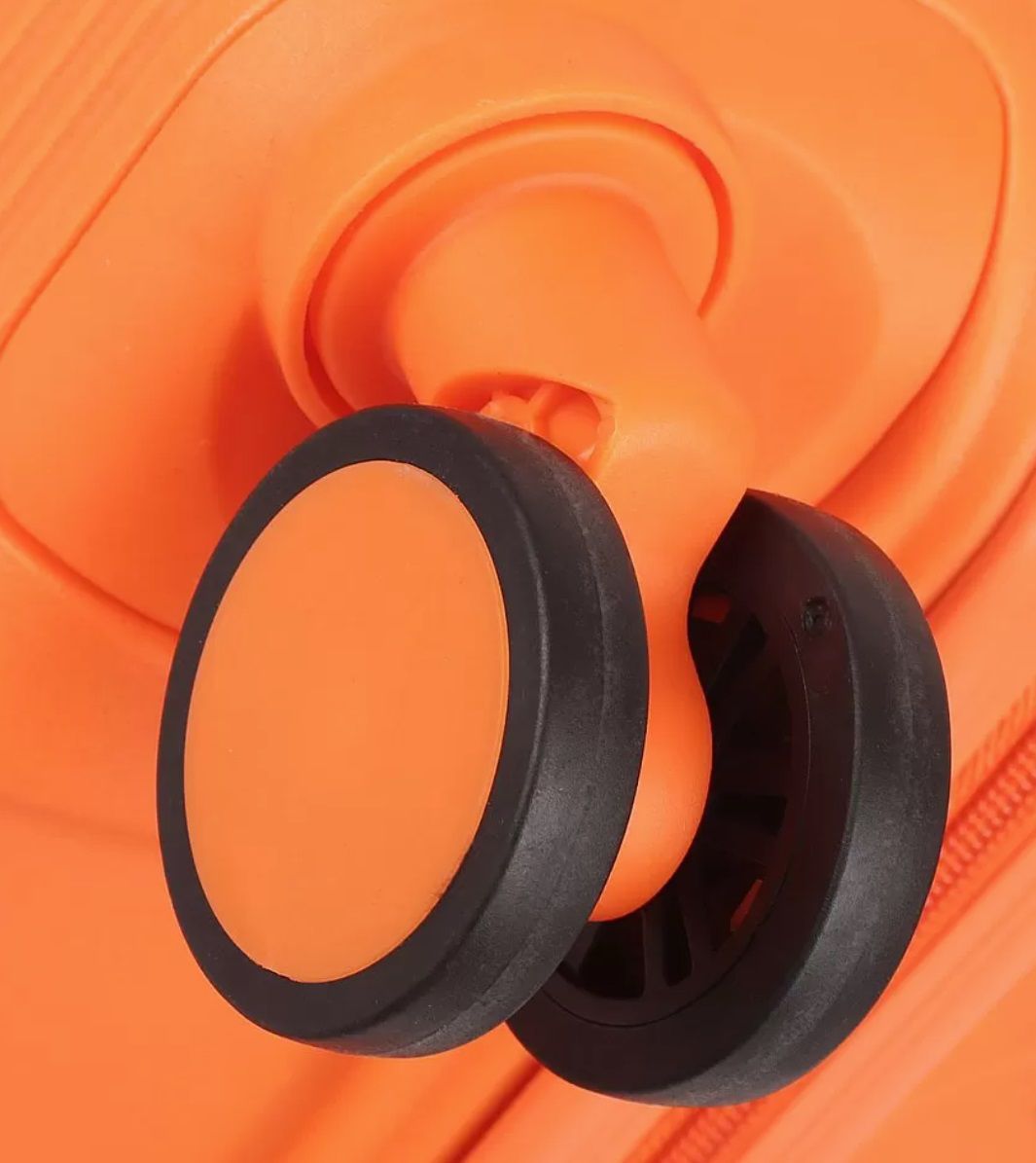 47B-007-420 Чемодан 4-х колесный (Оранжевый/37*55*22/полипропилен/S/2,5 кг/35 литров/Eberhart)