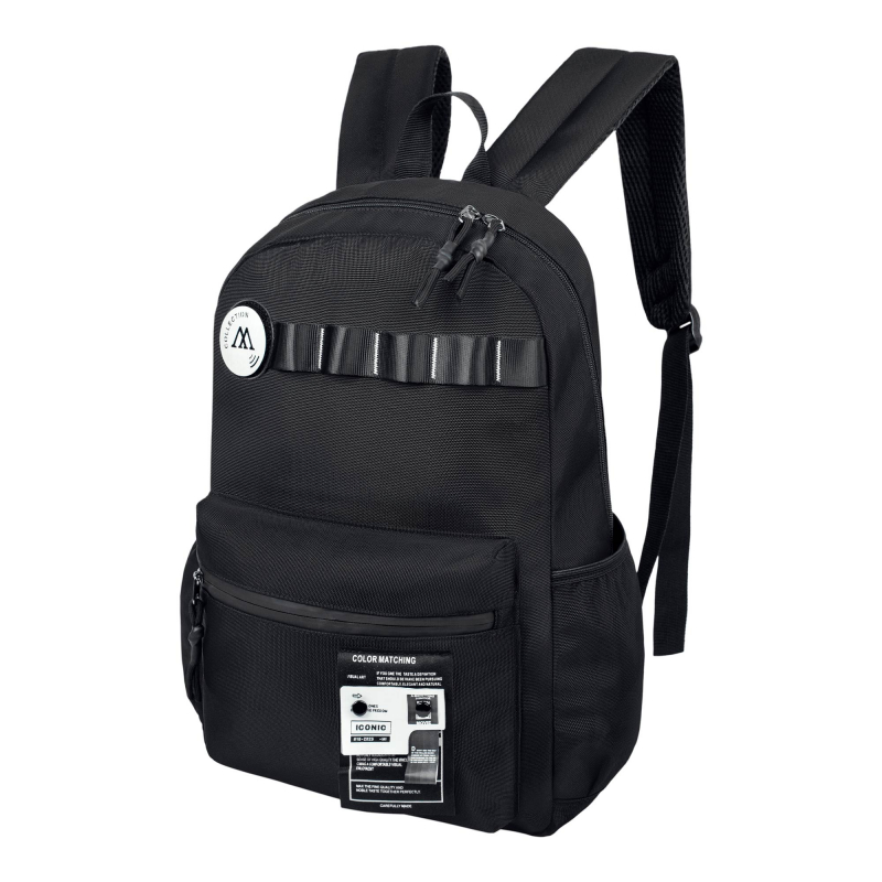 24-138 Молодежный рюкзак MERLIN  (Черный/30*45*14/полиэстер/MERLIN)