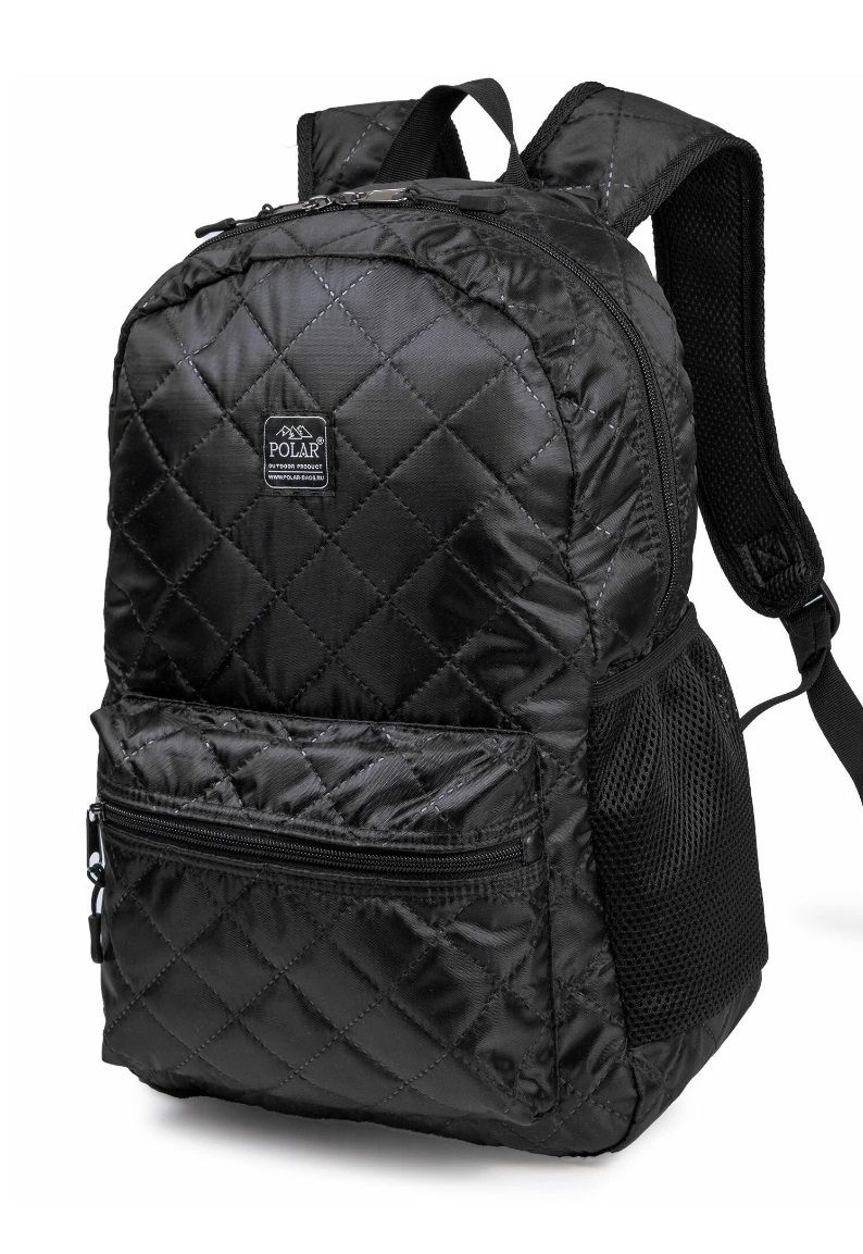 П17003 ТС рюкзак из термостежки Polar NEW (черный) (Черный/29*43*13/полиэстер/Polar)