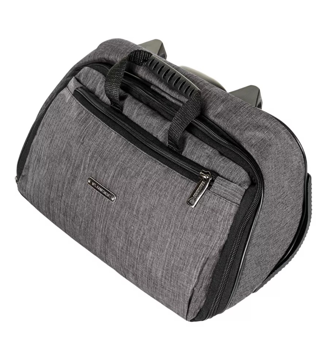 М-40-1 Сумка на колесах катионик серый (серый/34*47*17/62/катионик/NTL Continent)