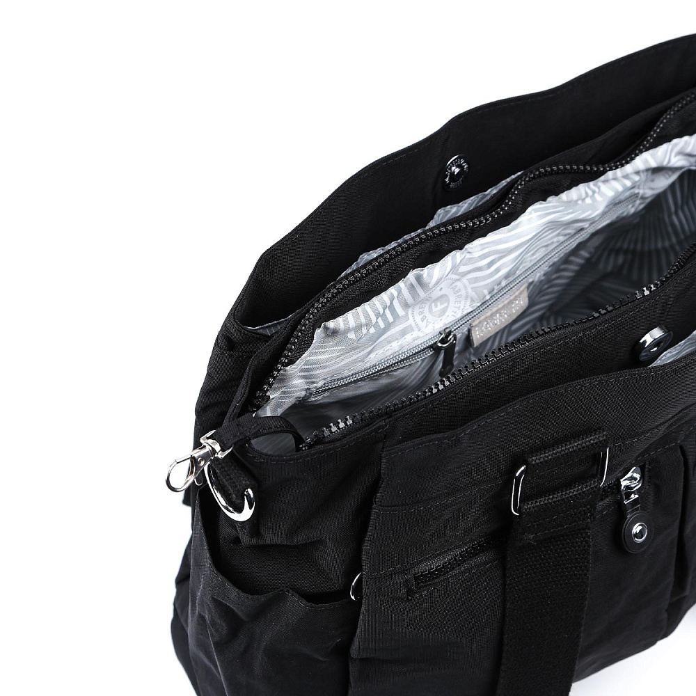 Y8705-2 FABRETTI  Сумка 100% полиэстер (Черный/39*27*15/полиэстер/FABRETTI)