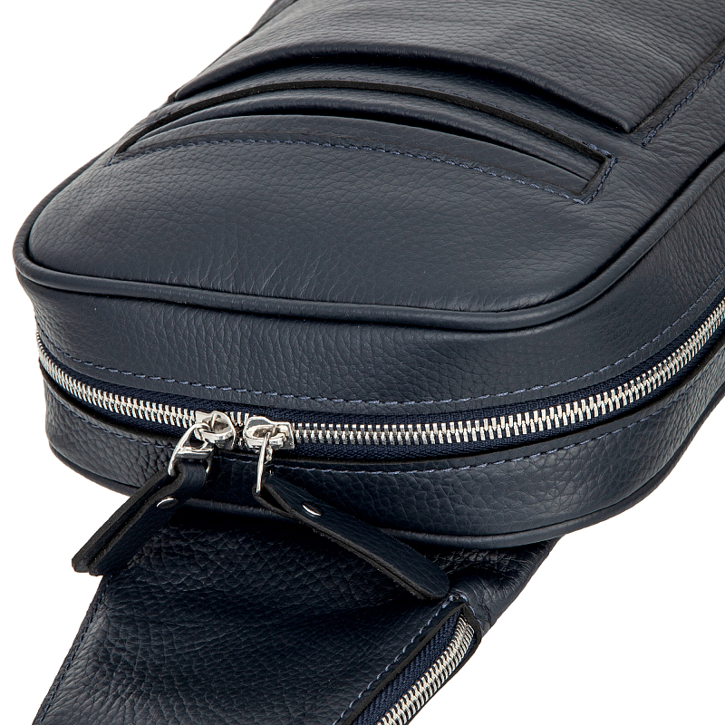 7072 (Napoli blue) Сумка СЛИНГ Sergio Belotti (Синий/18*25*6,5/натуральная кожа/Sergio Belotti)