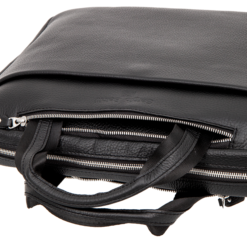 7035 (Napoli black) Бизнес-сумка Sergio Belotti (черный/38*30*14/натуральная кожа/Sergio Belotti)