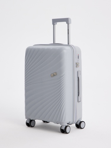 Чемодан Sochi-Grey (22) Серый (серый/38,5*60*23/полипропилен/S/3,0 кг/49 литров/L’case)