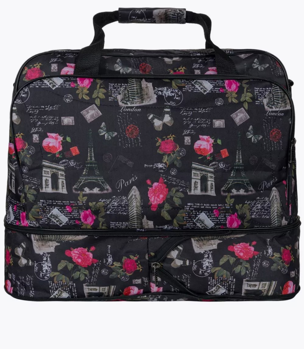 М-046 Саквояж дизайн (париж) (фиолетовый/полиэстер/NTL Continent)