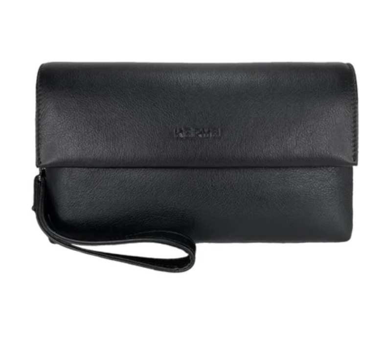 0696-45 Клатч мужской натуральная кожа KARYA (Черный/24*15*6/натуральная кожа/KARYA)