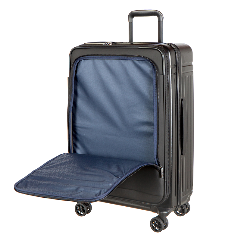 GM23054WP24 (black) Чемодан-тележка Verage (черный/45*68*29/полиэстер/M/3,9 кг/73 литра/Verage)