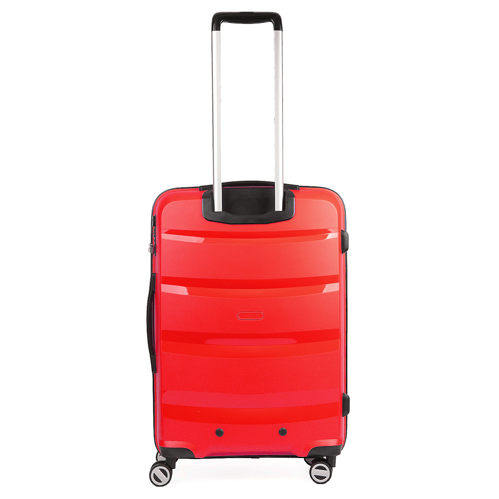 EN7520-24-4 FABRETTI Чемодан 4-х колесный 100% полипропилен (красный/44*67*25/полипропилен/M/3,4 кг/FABRETTI)