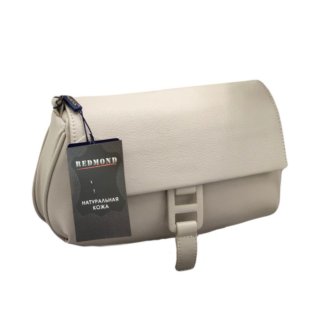 8691К Сумка женская натуральная кожа (beige) (бежевый/27*15*9/натуральная кожа/Redmond)