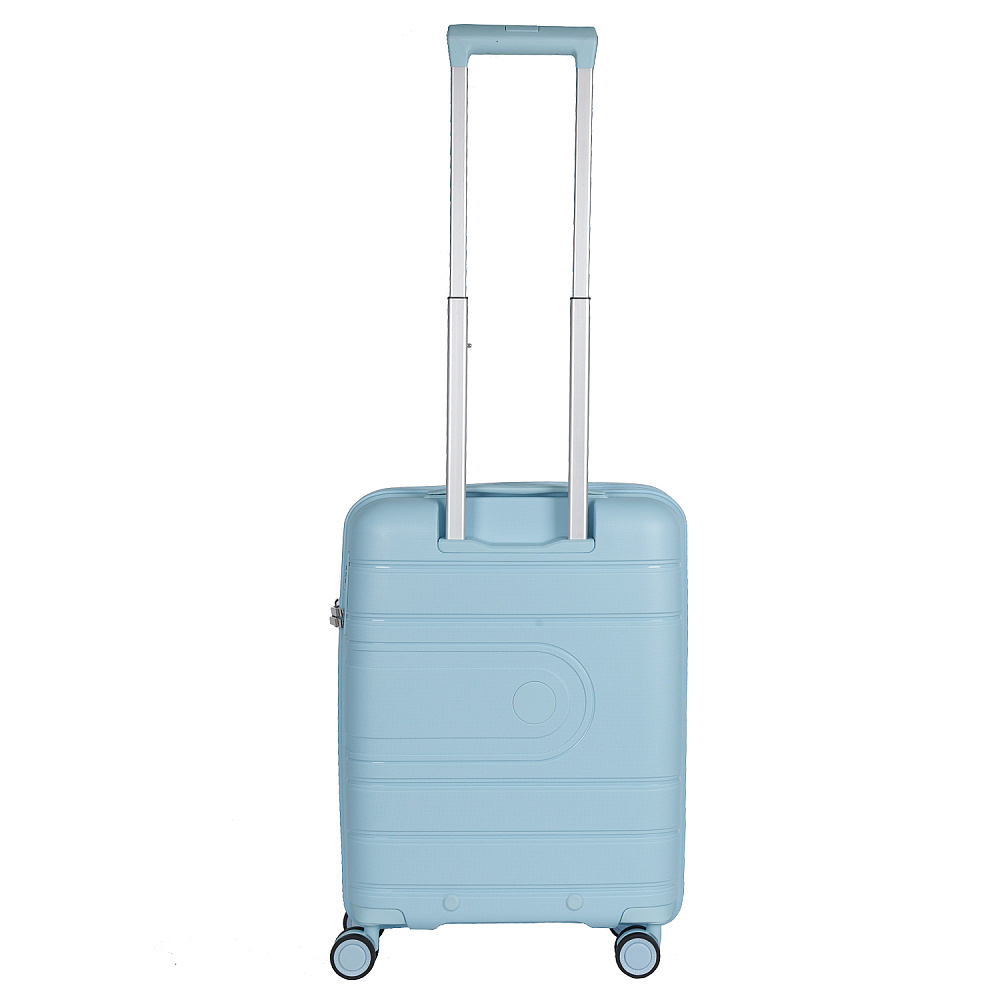 EN9520-20-9 Чемодан 4-х колесный 100% полипропилен  FABRETTI (Голубой/39*54*21/полипропилен/S/FABRETTI)