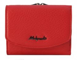 43022-105# Red Кошелек Маленький Malgrado (красный/11*8,5*2,5/натуральная кожа/Malgrado)