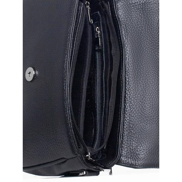 3246LNC Сумка женская замша (Черный) (Черный/натуральная замша/кожа/Richet)