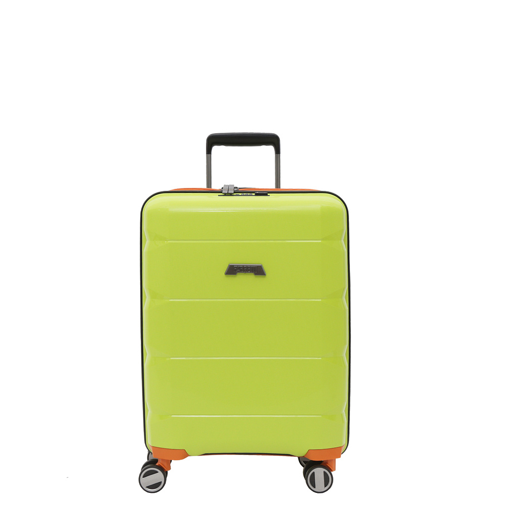 EN6520-20-116 FABRETTI Чемодан 4-х колесный 100% полипропилен (елёный/39*56*20/полипропилен/S/FABRETTI)