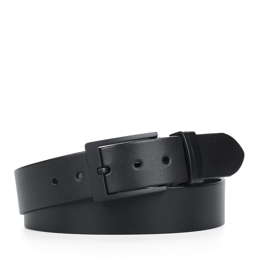ARGUN05-J-01 Ремень мужской Jonas Hanway (черный) (Черный/3,8*110-130/натуральная кожа/Jonas Hanway)