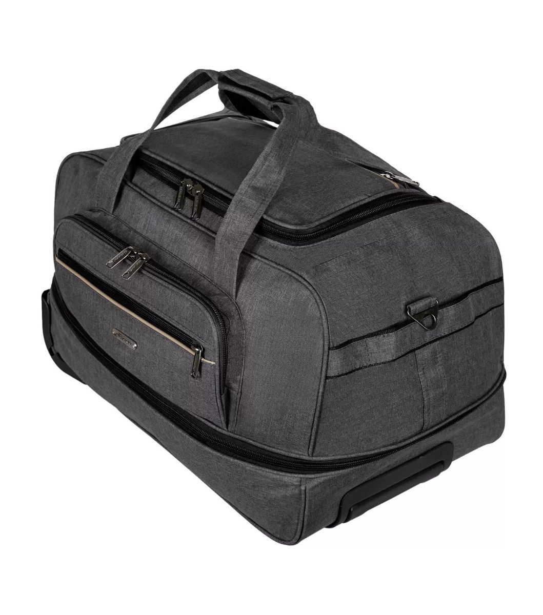 М-59 Сумки на колесах катионик серый (Серый/56*33*35/катионик/78 литров/NTL Continent)