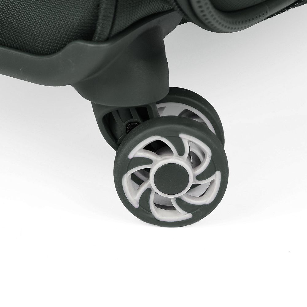 TRM2320-20-2 FABRETTI Чемодан 4-х колесный 100% полиэстер (черный/37*55*20/полиэстер/S/FABRETTI)