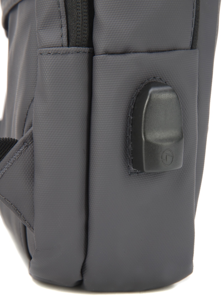 1805GY СУМКА-РЮКЗАК 100% ПОЛИУРЕТАН (серый) (Серый/30*40*15/полиуритан)