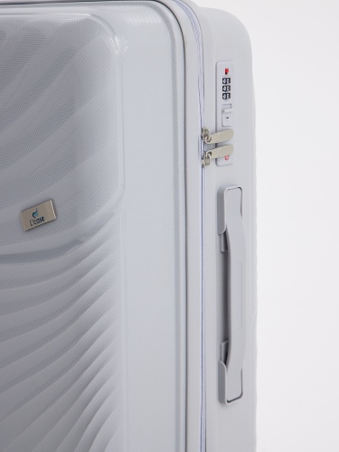 Чемодан Sochi-Grey (22) Серый (серый/38,5*60*23/полипропилен/S/3,0 кг/49 литров/L’case)