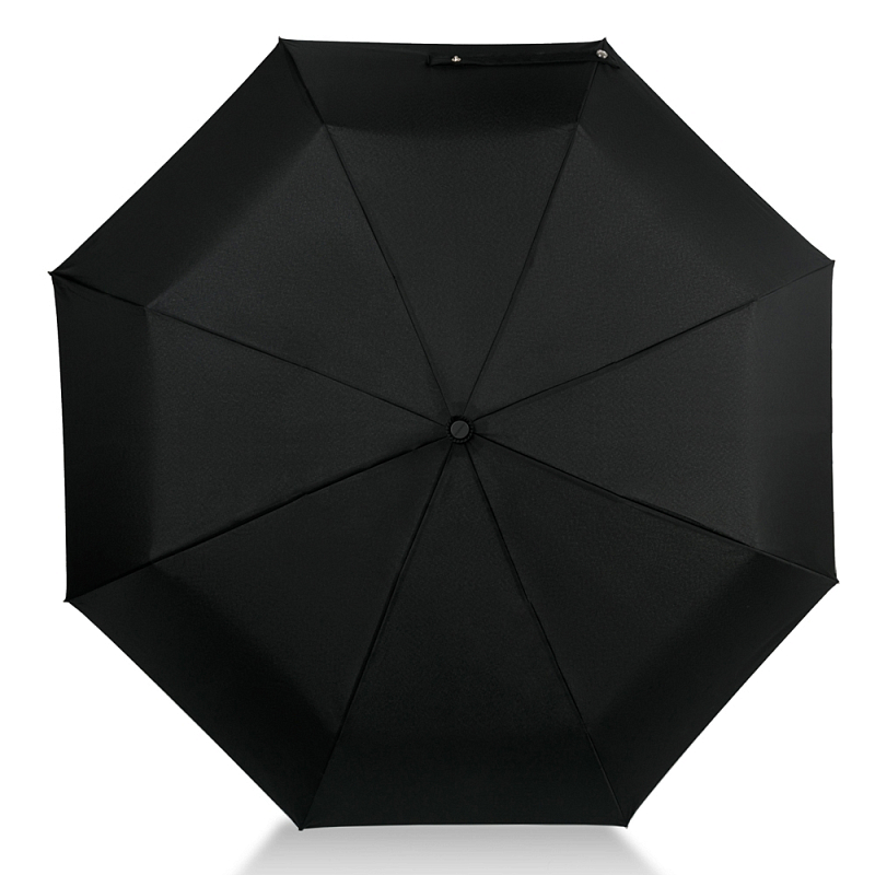 737490 Зонт мужской 3 слож, полный автомат,пласт.прям (Черный/эпонж/Goroshek)