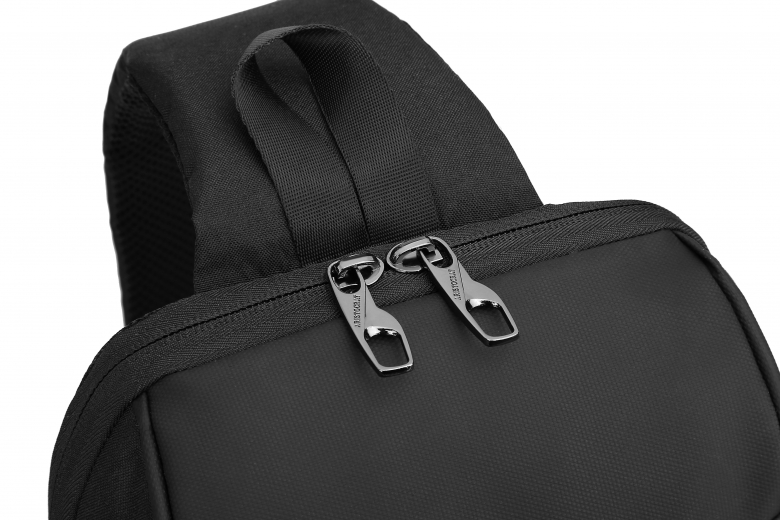 1203 (BLACK) Рюкзак на одной лямке ARISTOCRAT (черный/20*30*10/полиэстер/0,45 кг/4 литра/ARISTOCRAT )