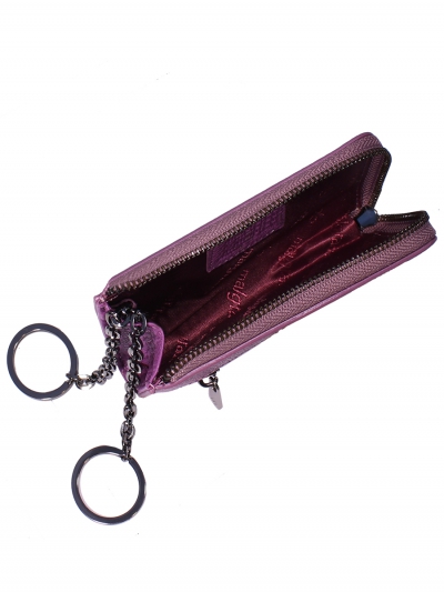 49003-2605 Plum Ключница Malgrado (фиолетовый/13*7*2/натуральная кожа/Malgrado)