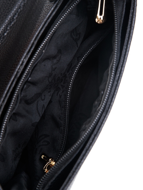 3286 Сумка женская черный/рыжий (Черный/рыжий/21*17,5*5/Экокожа/Redmond)