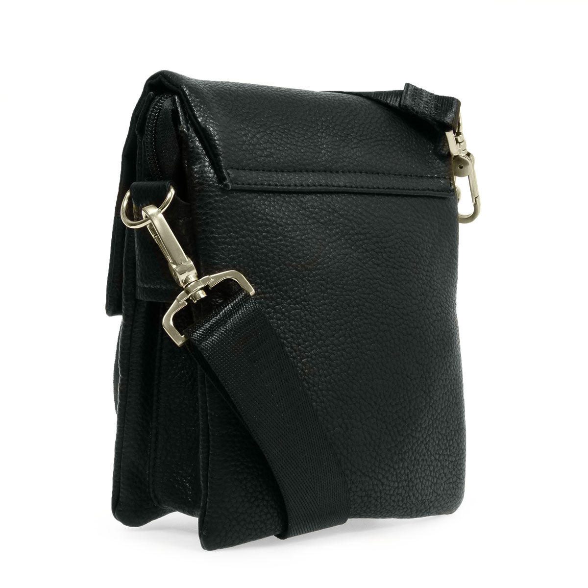 812-81322-1 Сумка мужская экокожа (Пеллекон) (черный/16*20*5/экокожа/PELLECON)