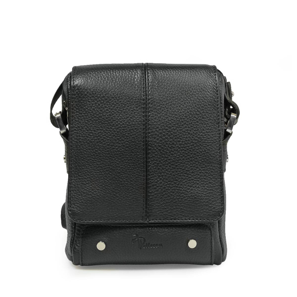 102-817-1 Сумка мужская кожа (Пеллекон) (черный/15*21*6/натуральная кожа/PELLECON)