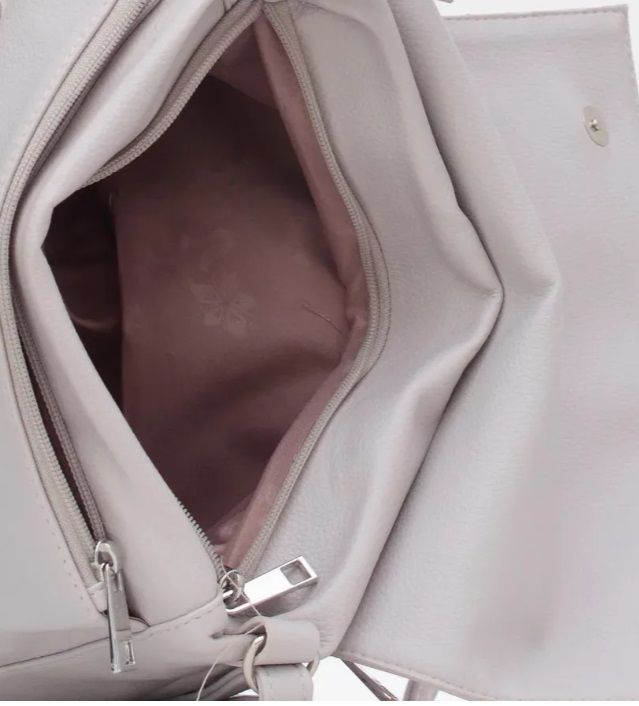 2800VN Сумка женская Серый (серый светлый/27*16*6/экокожа/Richet)