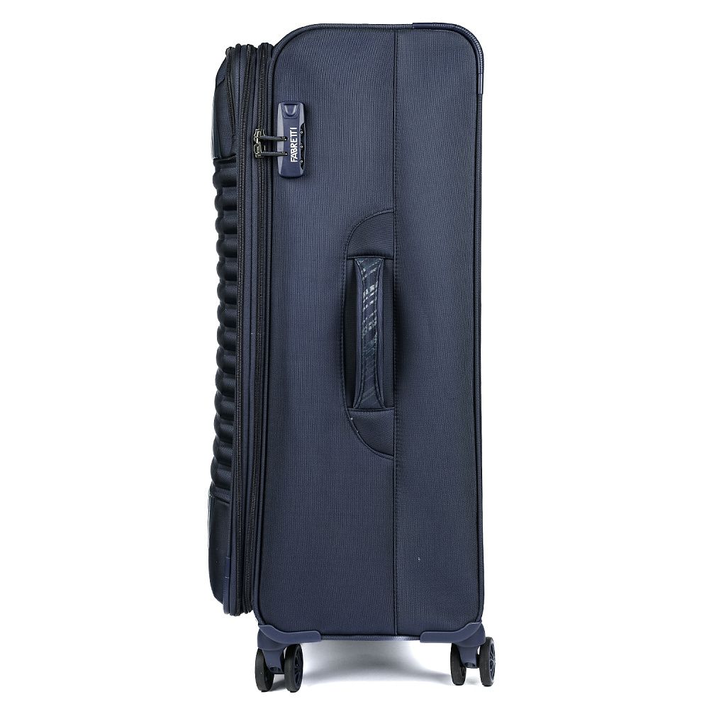 TRM2311-28-8 FABRETTI Чемодан 4-х колесный 100% полиэстер (Синий/48*80*33/полиэстер/L/FABRETTI)