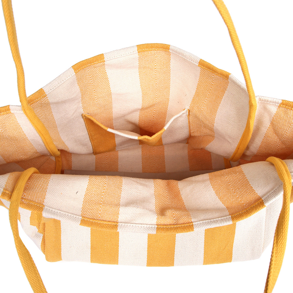 HBKB15-10 FABRETTI Сумка женская хлопок (Жёлтый/38*32*24/хлопок 100%)