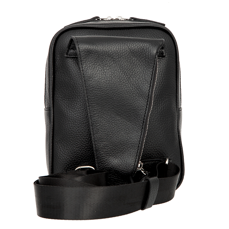 7072 (Napoli black) Сумка СЛИНГ Sergio Belotti (черный/18*25*6,5/натуральная кожа/Sergio Belotti)