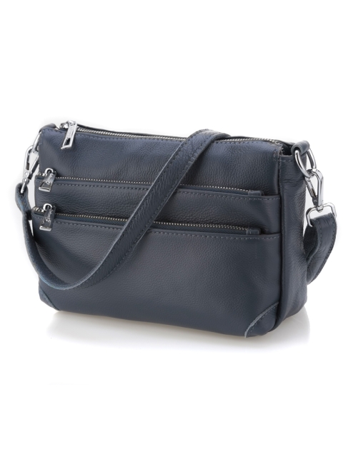 8371BL Сумка женская натуральная кожа синий (Синий/27*20*9/натуральная кожа/Redmond)