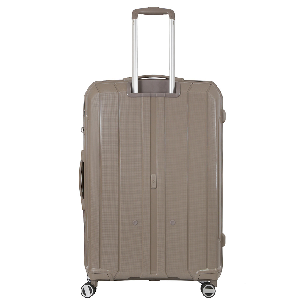 EN8520-28-13 Чемодан 4-х колесный 100% полипропилен FABRETTI  (Бежевый/53*80*30/полипропилен/L)