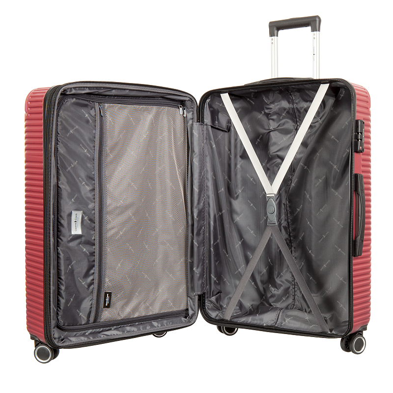 GC AT201-28 burgundy Чемодан-тележка Gianni Coni (Бордовый/54*76*30/АБС пластик/L/4,5 кг/Gianni Conti )