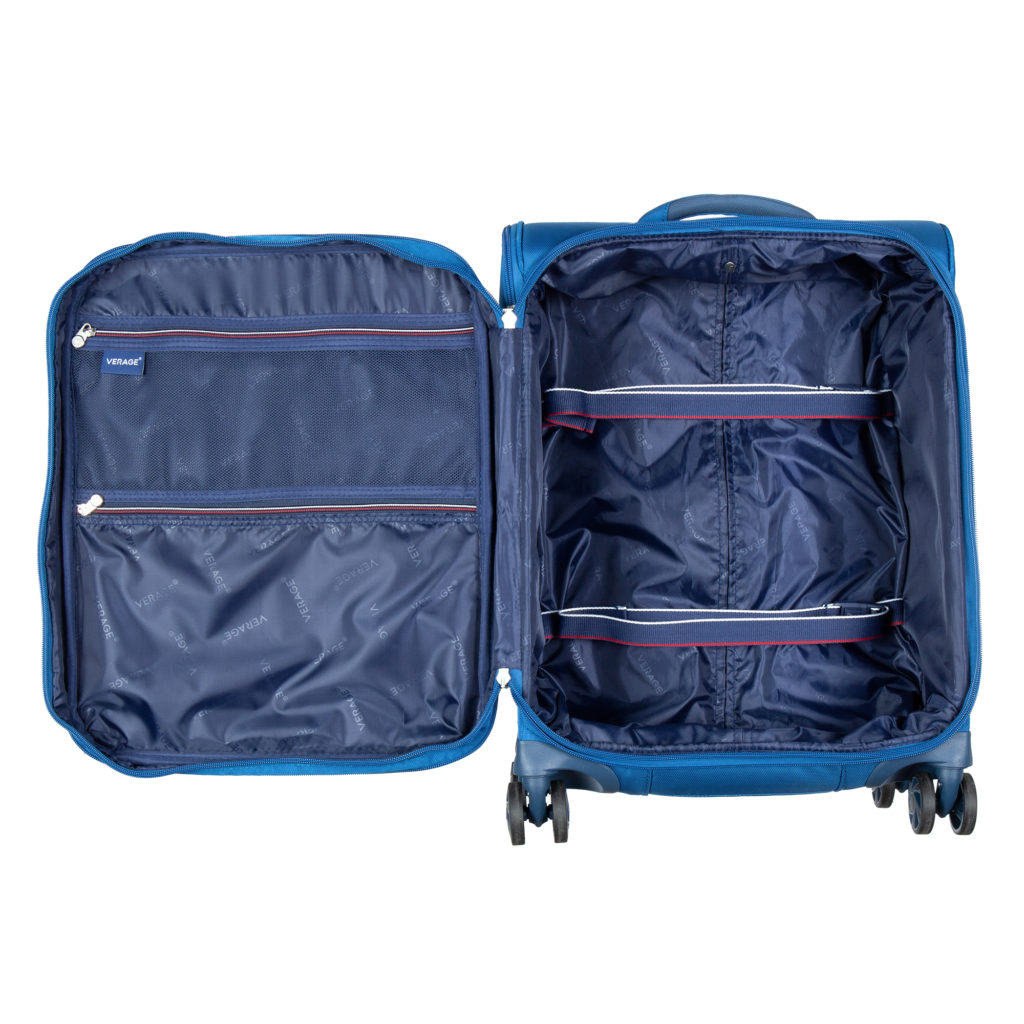 GM17016W20 (dark blue) Чемодан-тележка Verage (Синий/40*55*20/полиэстер/S/2,4 кг/44 литра)