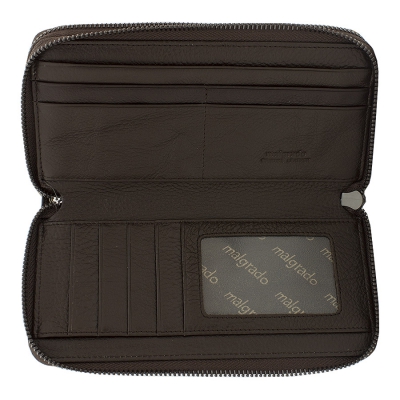 73007-5002D Brown Клатч Malgrado (коричневый/19*9,5*3/натуральная кожа/Malgrado)
