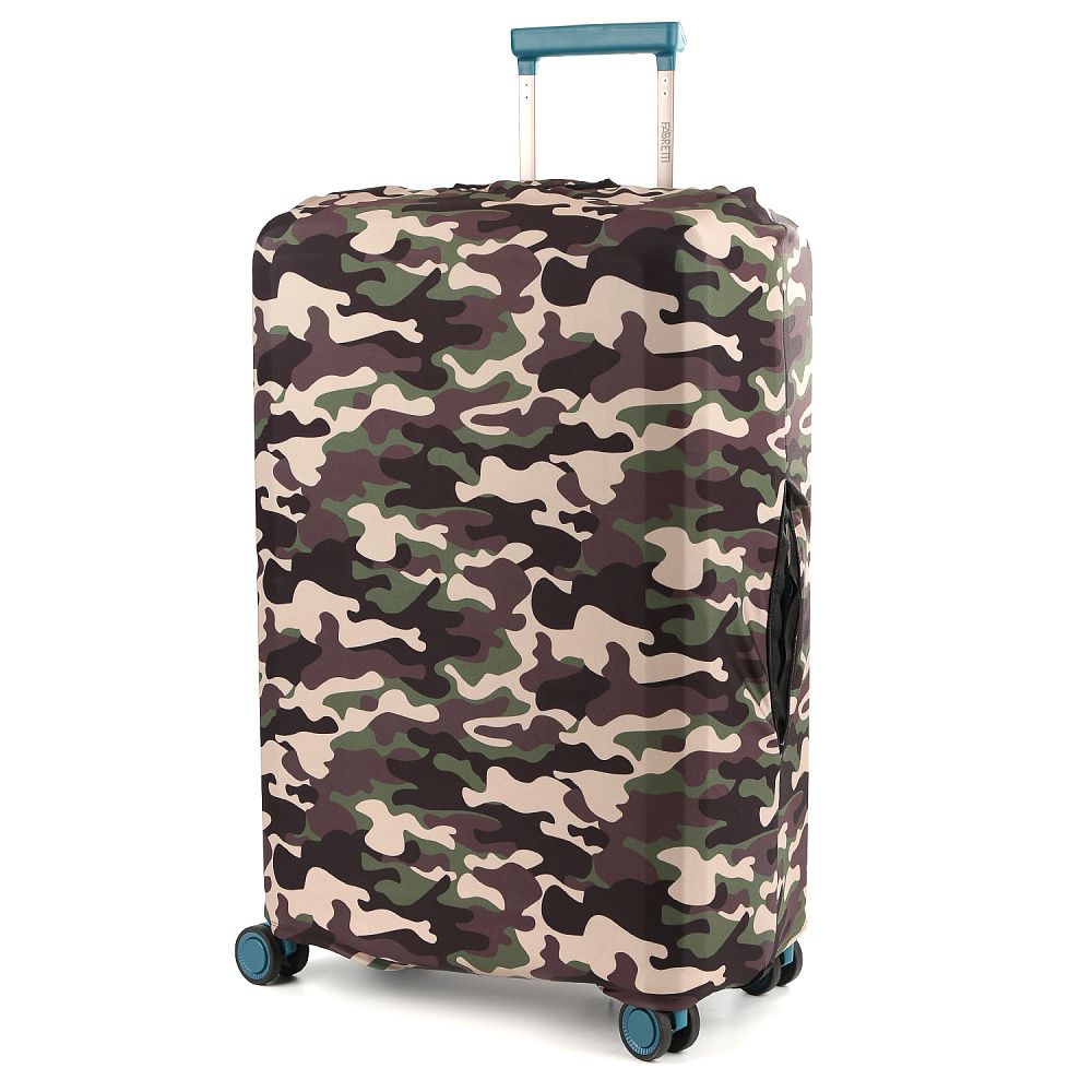 W1045-M FABRETTI Чехлы для чемоданов 92%полиэстер 8%спандекс (зелёный/M/полиэстер/спандекс/FABRETTI)