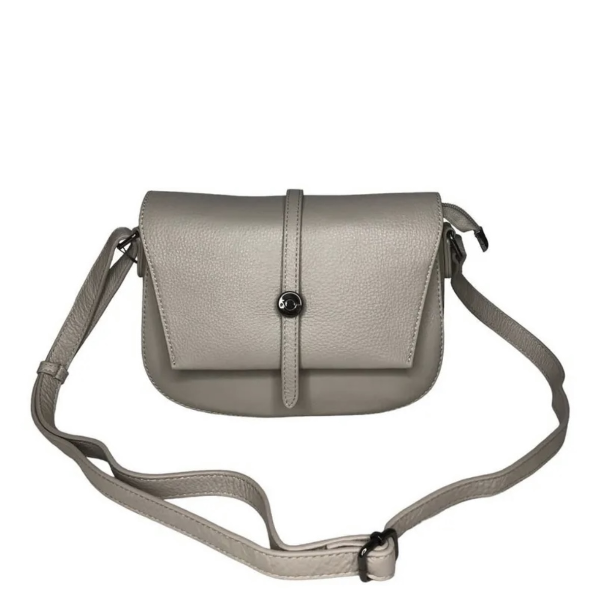 709К Сумка женская натуральная кожа milk (Бежевый/натуральная кожа/Redmond)