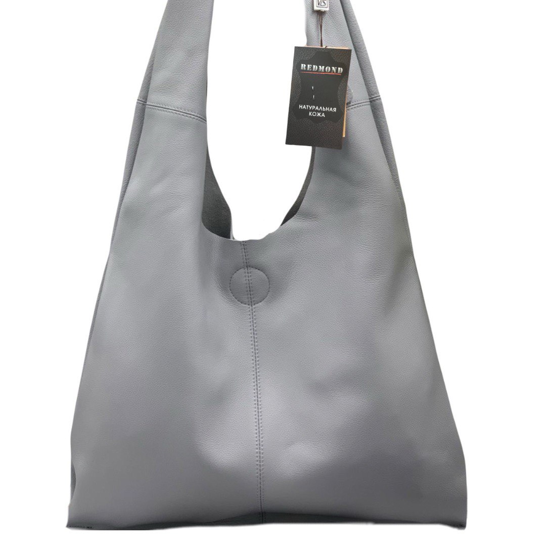 771К Сумка женская натуральная кожа (L blue) (Голубой/41*36*6,5/натуральная кожа/Redmond)