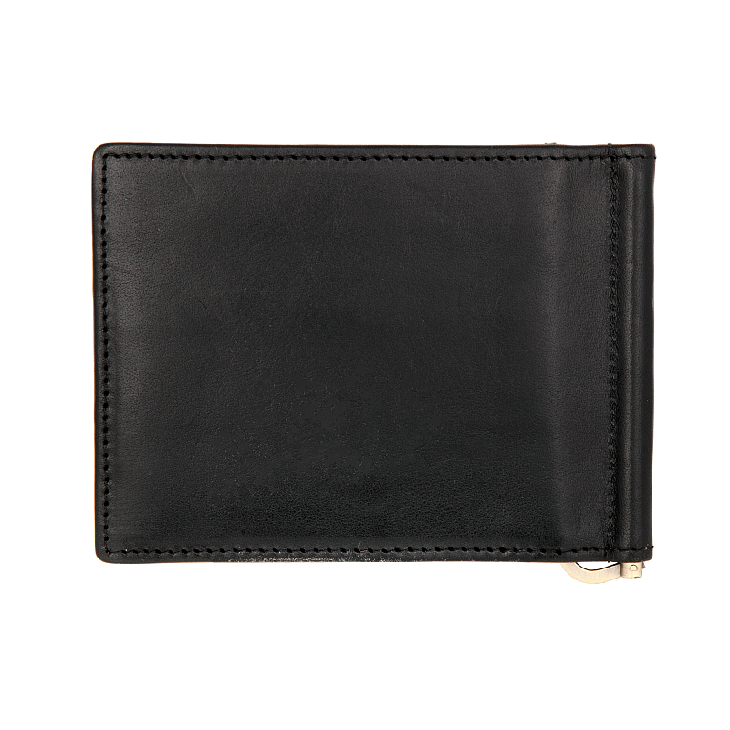 2322 (milano black) Зажим для денег Sergio Belotti (Черный/12*9*1,5/натуральная кожа/Sergio Belotti)