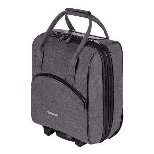 М-7314 Сумка на колесах катионик серый (серый/38*29*22/полиэстер/NTL Continent)
