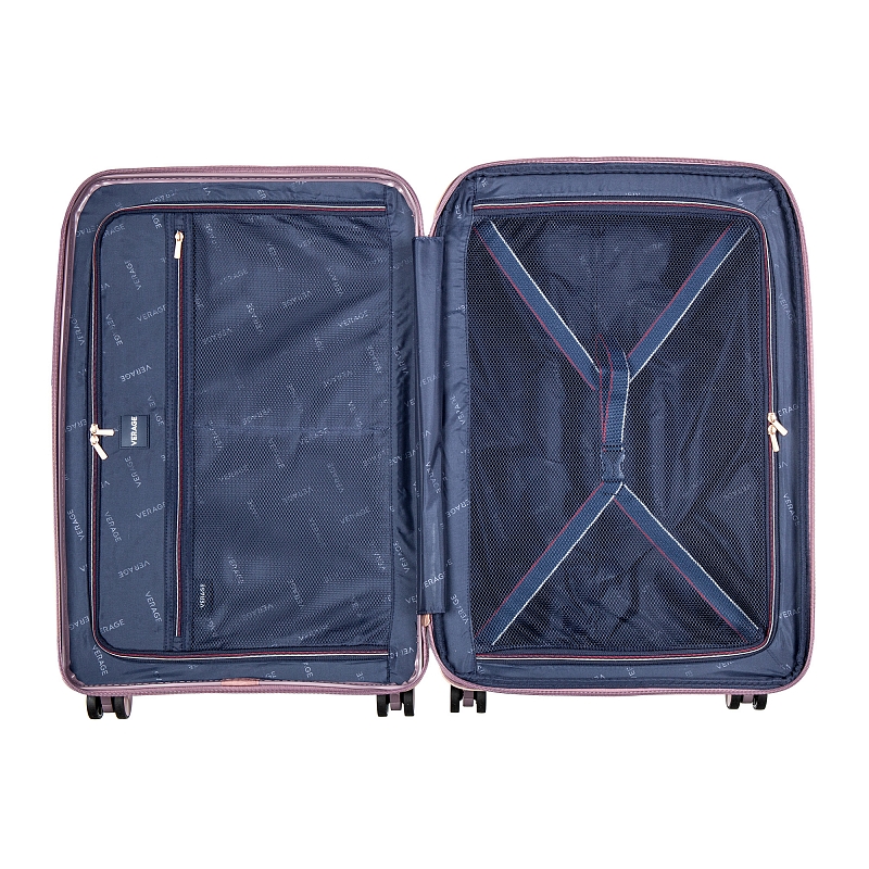 GM19006W24 (purple) Чемодан-тележка Чемоданов Verage (Фиолетовый/66*44*27/полипропилен/M/3,5 кг/Verage)