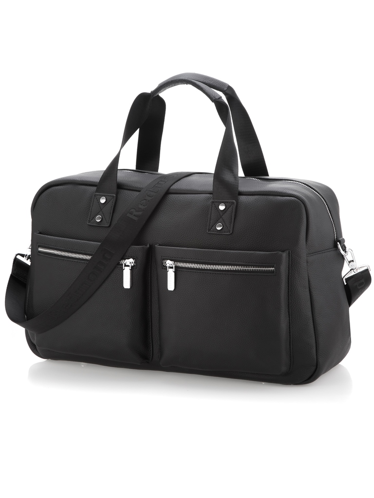 8424 Сумка дорожная мужская натуральная кожа (Черный/51*27*20/натуральная кожа/Redmond)