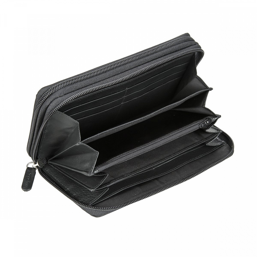 846-02 (denim black) Клатч мужской Sergio Belotti  (Черный/11,5*20*3,5/натуральная кожа)