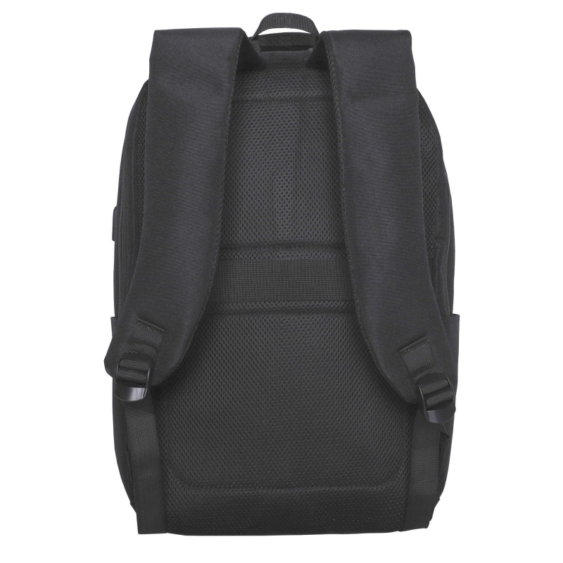 0968 черный Молодежный рюкзак MERLIN  (Черный/22*37*10/полиэстер/MERLIN)